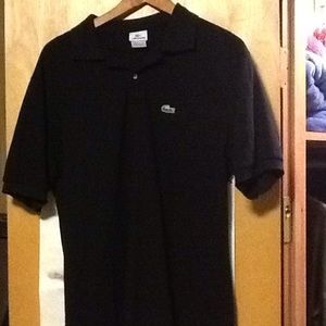 Men's Lacoste Polo Shirt black like new!
